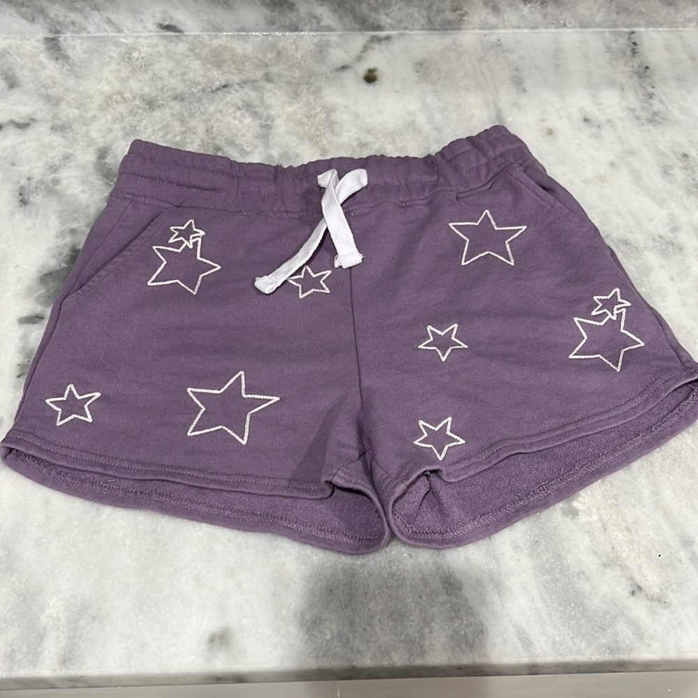 Cotton, star design lounge shorts